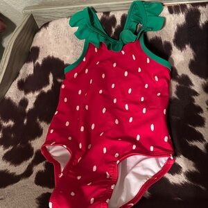 Old Navy Strawberry Swimsuit 18-24 months